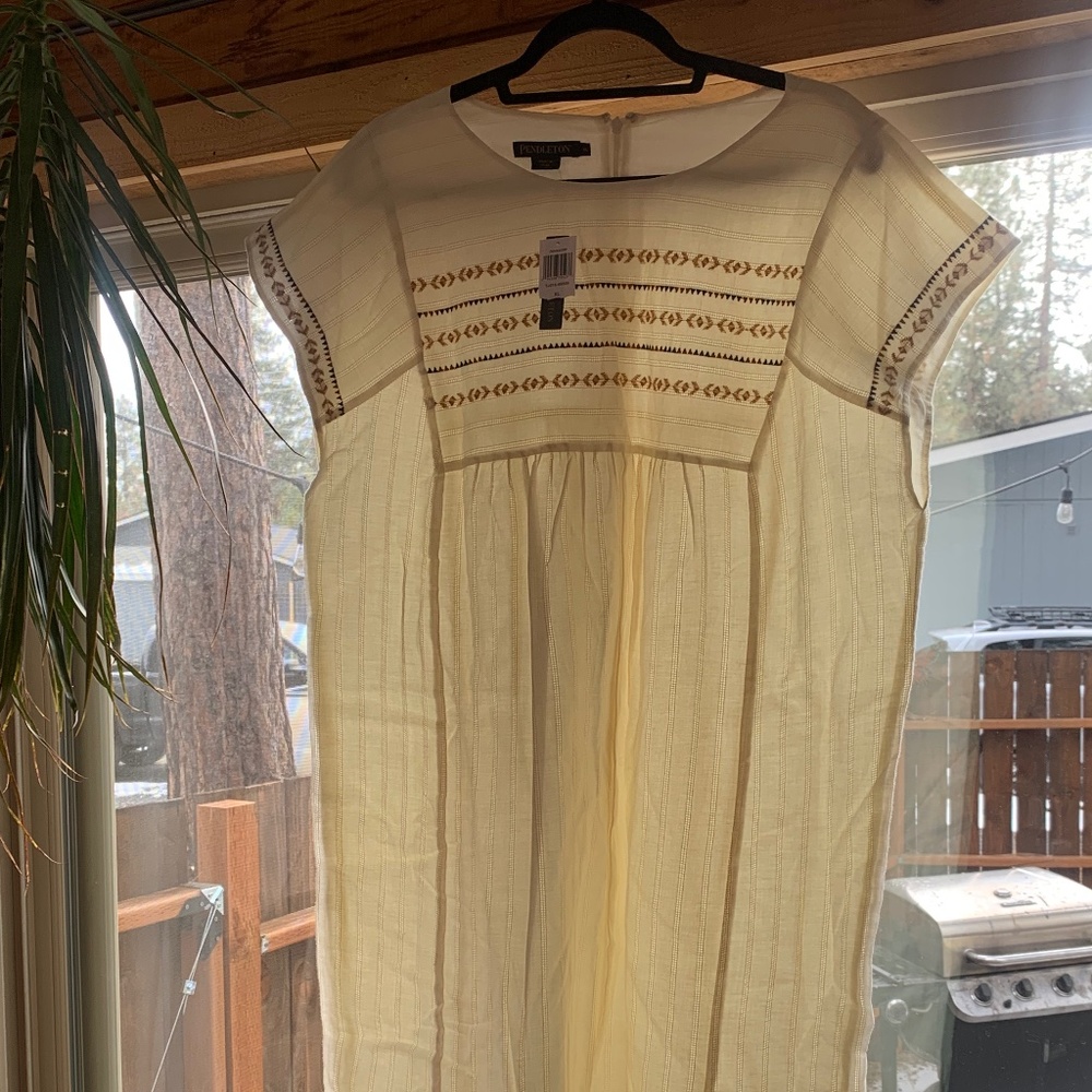 Pendleton Boho Embroidered Dress
